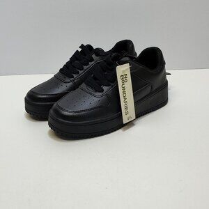 No Boundaries PU Platform Sneaker Women's Size 6.5 Memory Foam Casual Shoe NWT